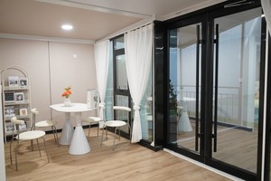 Cabine mobile personnalisée de 40 pieds, maison préfabriquée en acier moderne de luxe avec 5 chambres, pour studio, hôtel, école, maison, futur, nouveau - Product Image 6