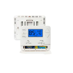 Ar condicionado digital programável, 24v eua estilo hvac sistema digital quarto termostato inteligente