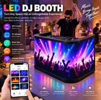 Écran LED incurvé P2.5 pour DJ, panneau mural vidéo pliable pour location de scène de boîte de nuit et de lounge