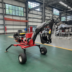 Đường sắt Trung Quốc giá rẻ, vườn nhỏ 360 °   Máy xúc bánh lốp, máy xúc bánh xích kéo được, máy xúc mini để bán kèm dụng cụ trồng cây - Product Image 1