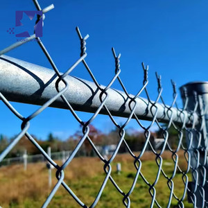 Bán Hot PVC tráng mạ kẽm ranh giới hàng rào kim cương dây sắt lưới lốc xoáy hàng rào Chuỗi liên kết hàng rào để bán - Product Image 2