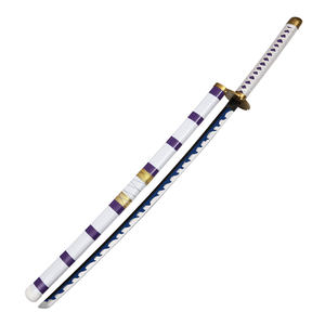 Bambú anime espada Roronoa ZORO nidai <span class=keywords><strong>kitetsu</strong></span> espada anime ZORO azul espada - Product Image 1