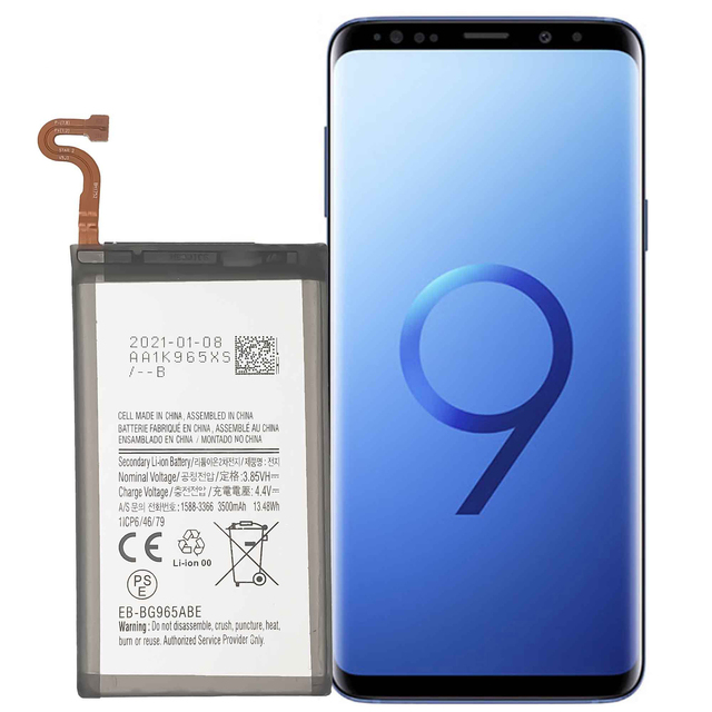 Phone Replacement Battery EB-BG965ABE 3500mah for Samsung Galaxy S9 Plus S9+ Battery