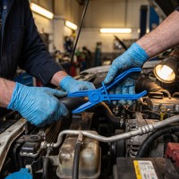 Jeu de 3 pinces à sertir CiHOO pour réparation automobile, entretien, conduites de carburant, de vide, de frein et de radiateur