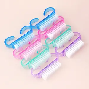 Factory Price Plastic Handle Nail Brush Cleaning Tool Nail Brush Beauty Tools Nail Dust Brush