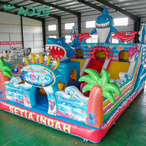 AOYU Vente en gros Château gonflable pour enfants Décoration de mariage <span class=keywords><strong>Ballon</strong></span> Château gonflable Maison Personnages de dessins animés Obstacle Glissade gonflable Extérieur - Product Image 1