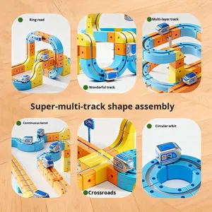 Nouveauté : Jouet éducatif polyvalent avec rails de train électriques pour enfants, cadeau d'anniversaire idéal pour les garçons et les filles - Product Image 2