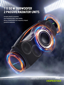 A60 Lớn Loa Không Dây Di Động Ngoài Trời Boombox 3D Stereo Loa Siêu Trầm Siêu Soundbar Với Microphone - Product Image 5
