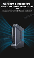 Mini PC EGLOBAL Fan con Intel Ultra 255H, 2DDR5, SSD M.2, Windows 10, Nuc, DP, HD, Tipo-C, WiFi, 2RJ45, 2.5G LAN, Audio, Linux