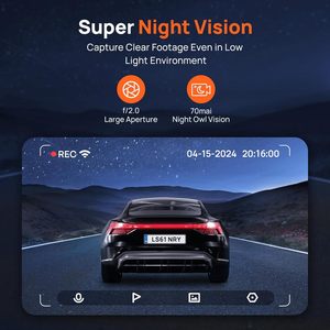 70mai M310 Dash <span class=keywords><strong>Cam</strong></span> con Doppia Telecamera 3K, Dash <span class=keywords><strong>Cam</strong></span> Auto con ADAS, Registrazione Automatica DVR WiFi, Registratore 24H, Dash <span class=keywords><strong>Cam</strong></span> 4K - Product Image 2