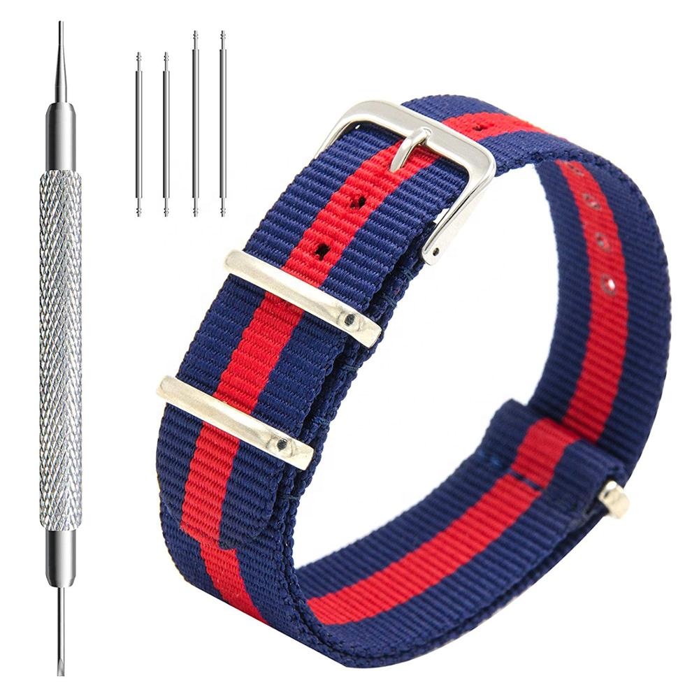 Custom Printed Nylon Watch Strap, Fashion Watch Chain