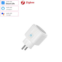 Aismartlink Tuya Smart Socket 16A 20A avec mesure de la puissance Téléphone Mobile APP Télécommande Prise Standard Européenne