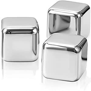 Camol fabbrica cubetti di ghiaccio riutilizzabili in acciaio inox per refrigeratori pietre di whisky raffreddamento cubetti di ghiaccio per bevitori di vino - Product Image 2