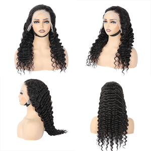 AngelBella 220% densidad brasileña sin pegamento HD peluca con malla <span class=keywords><strong>frontal</strong></span> 13*6 pelucas de cabello humano <span class=keywords><strong>Frontal</strong></span> de encaje de onda profunda para mujeres - Product Image 6
