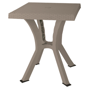3 Piece Bistro Set Two <b>Stackable</b> Plastic <b>Garden</b> <b>Chairs</b> Matching Outdoor Dining Table UV Resistant Polypropylene Wholesale Price - Product Image 4