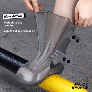 Bottes de <span class=keywords><strong>pluie</strong></span> en PVC 97YH en gros pour hommes et femmes, imperméables, antidérapantes, pour jours de <span class=keywords><strong>pluie</strong></span>, chaussures épaissies résistantes à l'usure, couvre-chaussures pour enfants - Product Image 3
