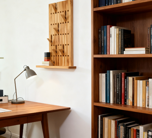 Rắn sồi & sồi Đàn Piano chính kệ treo tường cho quần áo lưu trữ & lối vào trang trí may móc - Product Image 2