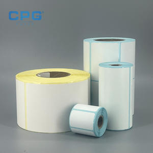 Etiqueta Térmica de Código de Barras Resistente al Agua y a los Arañazos de Primera Calidad, 3x5 Pulgadas, 135 g/m², Rollo de Etiquetas Térmicas para Almacenes y Palés - Product Image 1