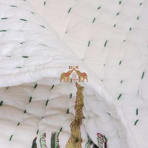 Colcha de Bebé Kantha de Alta Calidad, Último Modelo, Algodón con Estampado de Palmeras, Colcha de Bebé Hecha a Mano, Suave y Ligera - Product Image 2