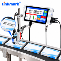 Imprimante de codage TIJ industrielle 12,7 mm, codeur de traçabilité automatique en ligne pour la date de lot et les codes QR sur les emballages de produits