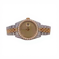 Montre à quartz pour femme en acier inoxydable avec lunette en alliage, 41 mm, analogique, chiffres romains, luxe, cadran carré, verre saphir, fermoir à boucle, Taurus