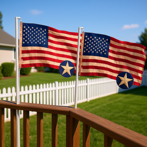 Bandera Americana DB de 2x3 pies, Poliéster, Impresión Digital, Estilo Bandera, Secado Rápido, Forma Rectangular - Product Image 2