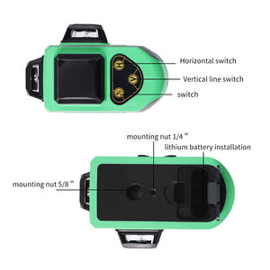 สีเขียว<span class=keywords><strong>12</strong></span><span class=keywords><strong>เส้น</strong></span>ปรับ<span class=keywords><strong>ระดับ</strong></span>เองได้360องศา<span class=keywords><strong>เส้น</strong></span>ตัดขวางแนวนอนและแนวตั้งลำแสง<span class=keywords><strong>เลเซอร์</strong></span>สีเขียว<span class=keywords><strong>12</strong></span><span class=keywords><strong>เส้น</strong></span>3D <span class=keywords><strong>ระดับ</strong></span>เลเซอร์ - Product Image 5