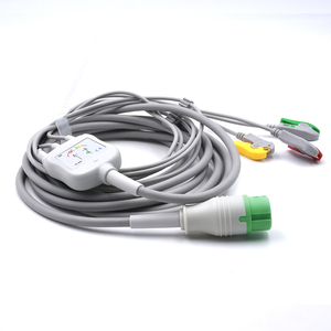 คลิปสายเคเบิลสำหรับผู้ป่วย Mindray beneview T5 12 PIN 3-LEAD <span class=keywords><strong>ECG</strong></span> สำหรับใช้ในโรงพยาบาล - Product Image 3