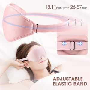 Extensión de pestañas de lujo Máscara de ojos contorneada para dormir 3D Máscara de ojos para dormir Rosa Gris Negro Noche para dormir - Product Image 5