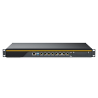 Router PC Server X86 2.5Gbe Perangkat Industri Lga1151 2.5Gbe 1U Router Harga Rakmount 4G Firewall Mini Kecil Dengan Wifi