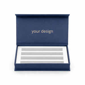 กล่องของขวัญเครื่องสำอางแบบแม่เหล็กพับได้ ดีไซน์หรูหรา สำหรับน้ำหอม โลชั่น เซรั่ม ครีม และผลิตภัณฑ์ความงาม - Product Image 1