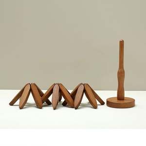 3ชิ้นแผ่นรองจานผ้าฝ้าย100% กันน้ำมันกันลวกตกแต่งด้วยความร้อน - Product Image 4