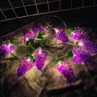 OFFRE SPÉCIALE Noël Raisin Fruits Guirlande Lumineuse solaire Lampe EXTÉRIEURE LED Solaire jardin lumière solaire a mené la lumière de ficelle