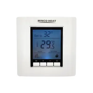 MINCO HEAT 230V 30A 전기 따뜻한 바닥 온도 8mm 두께 패널 온도 컨트롤러 R2.730