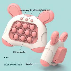 2023 New Quick Popit Fast Push <b>Game</b> Cute Animals Console Generation3 <b>Electronic</b> Pro Kids Toys Silicone Material - Product Image 6