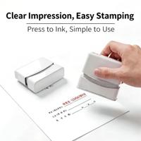 Tampon Flash Professionnel Rectangulaire Portable en Plastique Vierge pour Signature Personnelle et Photosensible – Vente en Gros