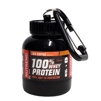 Contenant portable 60g/200ml pour protéines en poudre, format mini, avec porte-clés, en plastique, pour boisson directe, idéal pour la gym, les aliments ou les pilules
