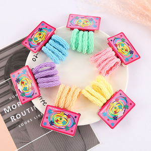 ชุดยางมัดผมโพลีเอสเตอร์ IFOND แบบปรับแต่งได้ สีผสม ยืดหยุ่นสูง เป็นมิตรกับสิ่งแวดล้อม พร้อมลอนคลื่น เหมาะสำหรับการใช้งานในชีวิตประจำวันของผู้หญิง - Product Image 2