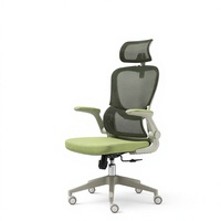 Chaise de bureau ergonomique en maille pivotante avec appui-tête réglable, support lombaire et base en nylon – Vente en gros