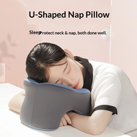 Coussin de sieste multifonctionnel en mousse à mémoire de forme Jaezo pour bureau, en forme de U, 32x26x18cm, idéal pour étudiants et pauses déjeuner - Vente en gros usine