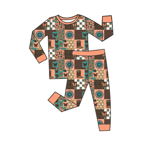 Conjunto de Dos Piezas Personalizado para Bebé: Manta Ecológica, Pijama de Bambú, Ropa de Bebé con Dibujos Animados, Cierre de Cremallera - Product Image 4