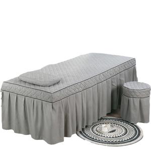 Sábana bajera de cama de Spa personalizada de buena calidad de belleza, sábanas de cama de masaje de Color sólido, Spa de salón de ropa de cama, falda de cama - Product Image 1