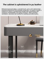 Bureau d'ordinateur Rock Board, Table de jeu e-sport, Table de coiffeuse de chambre, Table de bureau intégrée, Combinaison chaise et table de bureau, Luxe