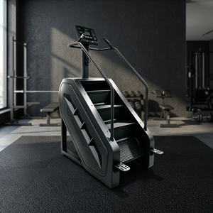 Equipo de Entrenamiento de Resistencia Cardiovascular para Todo el Cuerpo, Simulador de Escaleras Negro con Amortiguación de Impactos - Product Image 3