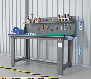 Banc <span class=keywords><strong>de</strong></span> travail robuste antistatique personnalisable ZHY-61 1200x750x1250mm avec 4 tiroirs verrouillables pour atelier et ligne d'assemblage - Product Image 1