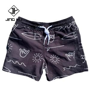 Traje de Baño para Niños al por Mayor, Personalizado, de Cintura Alta, Tejido Ecológico, Pantalones Cortos para Niños, Traje de Baño Estampado para Niños - Product Image 5