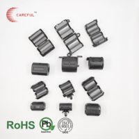 Clip-on Ferrite Core SCRC SCNF EMI RFI Noise Suppressor Split Clamp Ferrite Ring for 3.5-30mm Power USB Cable RoHS Custom Size