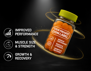 Gomitas de Creatina Monohidrato de Marca Privada, 5g por Porción <span class=keywords><strong>con</strong></span> AstraGin para Apoyo Muscular, Fábrica Certificada GMP - Product Image 3