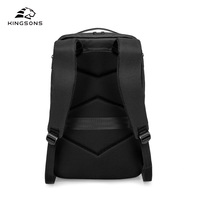 Mochila Impermeable Kingsons para Negocios, Bolsa de Viaje para Portátil con Múltiples Bolsillos y Compartimento Digital para Oficina