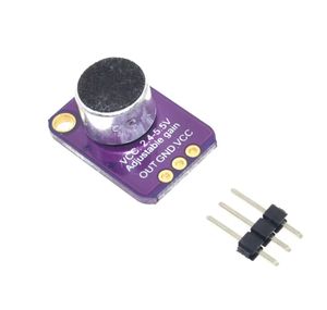 Amplificador de micrófono Electret MAX4466 de salida de fábrica con módulo de ganancia ajustable - Product Image 4